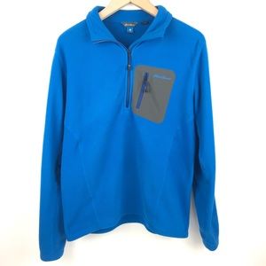 Eddie Bauer Fleece Quarter Zip Jacket Men’s M